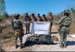 Marina detiene a 9 personas en Valles del Ejido y en la comunidad de El Placer, Mazatlán