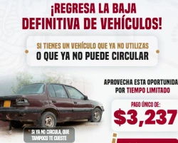 Reactiva SATES baja definitiva de vehículos en desuso