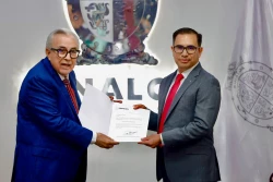 Gobernador Rocha tomó protesta al general Sinuhé Téllez López como nuevo secretario de Seguridad Pública