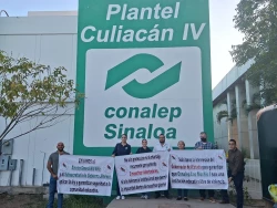Trabajadores de CONALEP inician paro de labores