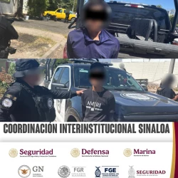 Derivado de una denuncia oportuna al 9-1-1, el Grupo Interinstitucional detuvo a dos civiles como presuntos responsables del despojo de una motocicleta