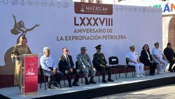 Realizan en Mazatlán evento cívico para conmemorar el aniversario 88 de la Expropiación Petrolera