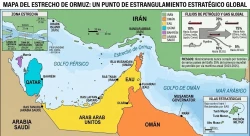 Ante la amenaza de cerrar el Estrecho de Ormuz, se advierte de una problemas económicos y de seguridad alimentaria mundial
