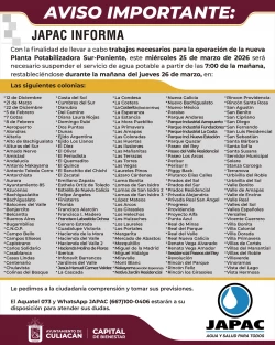 Avances importantes registra la Planta Potabilizadora Sur-Poniente: JAPAC anuncia trabajos para el próximo miércoles