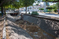 Fortalecen acciones de limpieza y desazolve en pluviales de la ciudad