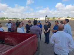 En Navolato supervisan terreno para extensión de la Preparatoria en Villa Juárez