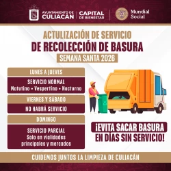 Suspenden recolección de basura este viernes y sábado