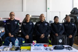 Unidad de Paramédicos de la PESP coadyuva en atención de emergencias