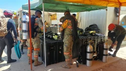 A 13 días del derrumbe en mina Santa Fe, se intensifican las acciones de rescate de tres mineros