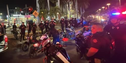 Detienen a 39 personas y retiran 26 motocicletas la noche del domingo