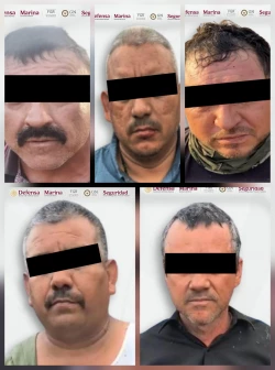 Autoridades federales detuvieron en Sinaloa a cinco presuntos integrantes de la facción delictiva conocida como “Los Chapitos”