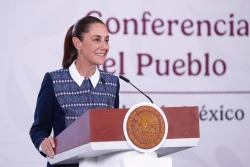 Presidenta Claudia Sheinbaum pone en marcha un acelerador lineal, en Sonora
