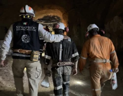 Localizan sin vida al último trabajador atrapado en la mina Santa Fe, en El Rosario