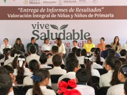 Entregan informes en Culiacán de “Vive saludable, Vive feliz”