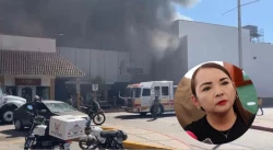 Atiende la FGE a 58 comercios afectados por incendio en plaza Los Mochis