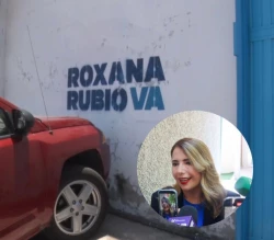 Roxana Rubio desconoce autores de las pintas de bardas