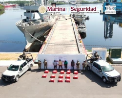 Asegura la Marina 1.2 toneladas de cocaína en el pacifico