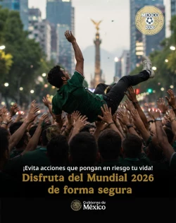 Evitar retos virales y conductas de riesgo por festejos del mundial