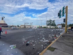 Recolectan 6 toneladas de basura en la Glorieta Cuauhtémoc