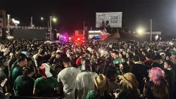 31 mil 500 aficionados en espacios púbicos y dos personas detenidas