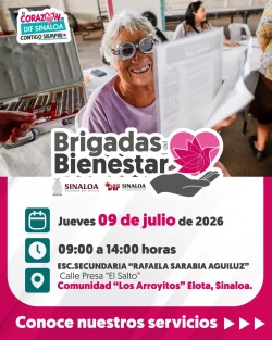 DIF Sinaloa llevará las Brigadas del Bienestar a la comunidad Los Arroyitos, en Elota
