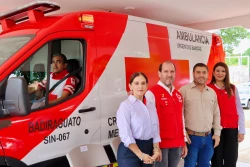 Cruz Roja Badiraguato recibe una nueva ambulancia equipada