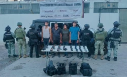 Caen cuatro hombres armados en Mazatlán