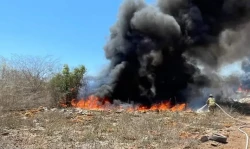 Más de 800 incendios en lotes baldíos se han registrado en Mazatlán en lo que va del año