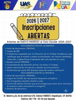 Abren convocatoria de nuevo ingreso para la Estancia Infantil