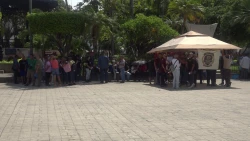 Se manifiestan nuevamente Policías y Tránsitos Jubilados en Mazatlán