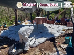 Aseguran en Sinaloa el segundo laboratorio de drogas de mayor magnitud
