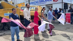 Inicia reencarpetado de avenidas Rio Piaxtla y Agustín Melgar en Mazatlán