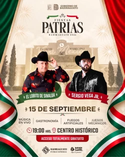 “El Lobito de Sinaloa” y Sergio Vega Jr. amenizarán el Grito de Independencia en Badiraguato