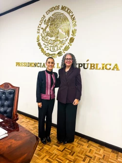 Gobernadora Graciela Domínguez se reunió con la presidenta Claudia Sheinbaum