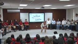 Con estudiantes del CBTIS 224 se lleva a cabo, el foro “La juventud por la paz en Culiacán”