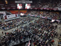 Sheinbaum destaca obras y programas durante asamblea en Sonora