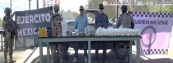 En Sonora detiene a dos hombres con droga oculta en una camioneta