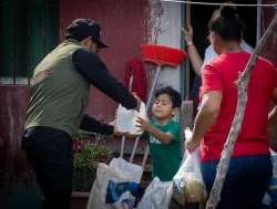 Atienden en Guasave a familias afectadas por "Polo"