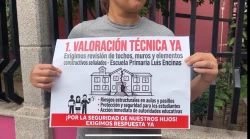 Padres de familia toman la primaria Luis Encinas en Ciudad Obregón por fallas estructurales