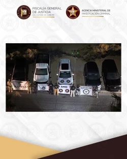 Aseguran 18 vehículos de lujo en Puerto Peñasco; 17 tenían reporte de robo en EE. UU.