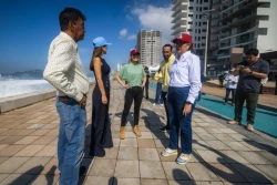 Gobierno del Estado trabaja de manera conjunta con el Gobierno de Mazatlán para la reparación del socavón de Mazatlán