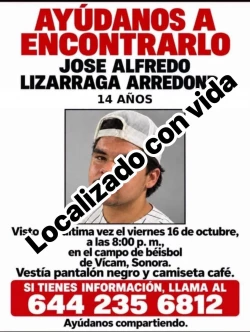 Localizan con vida a menor desaparecido en Vícam y liberan la carretera México 15
