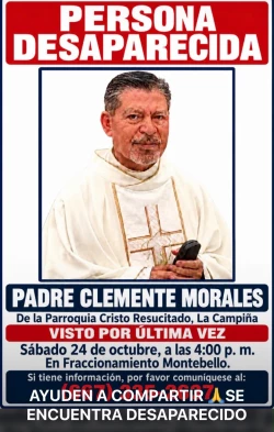 Sacerdote de Culiacán permanece desaparecido