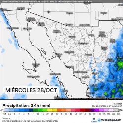 Prevén tiempo estable para este miércoles en Sonora, pero pronostican lluvias moderadas a fuertes para el viernes