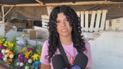 Listos los comerciantes de flores de la Calzada Francisco Villanueva para la afluencia por Día de Muertos