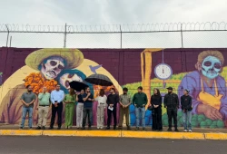 Inauguran en Culiacán mural por el Día de Muertos