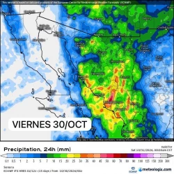 Prevén lluvias moderadas a fuertes en Sonora por remanentes de "Vance" y nuevo frente frío